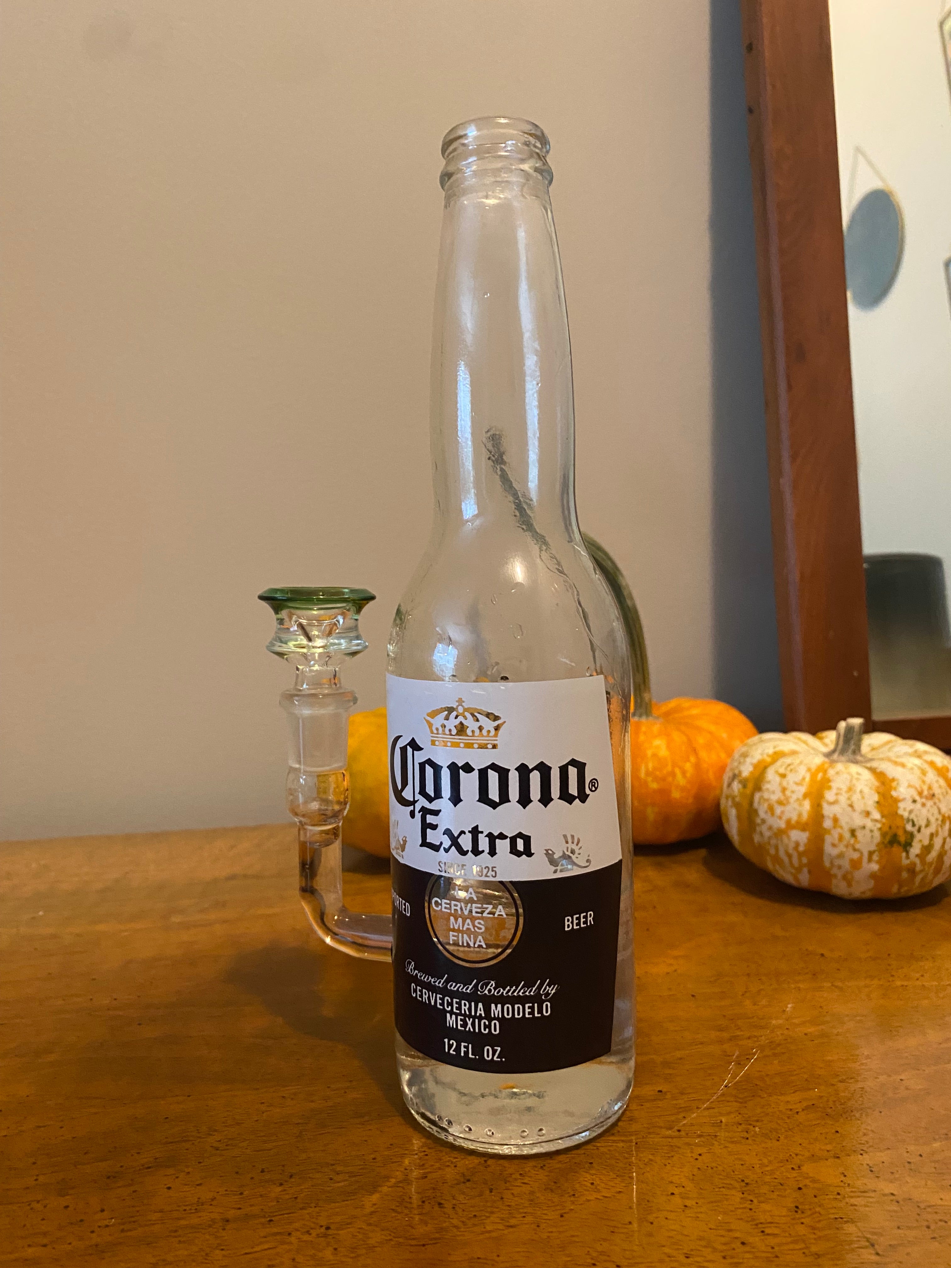 Corona 12oz Bottle Bong/Water Pipe