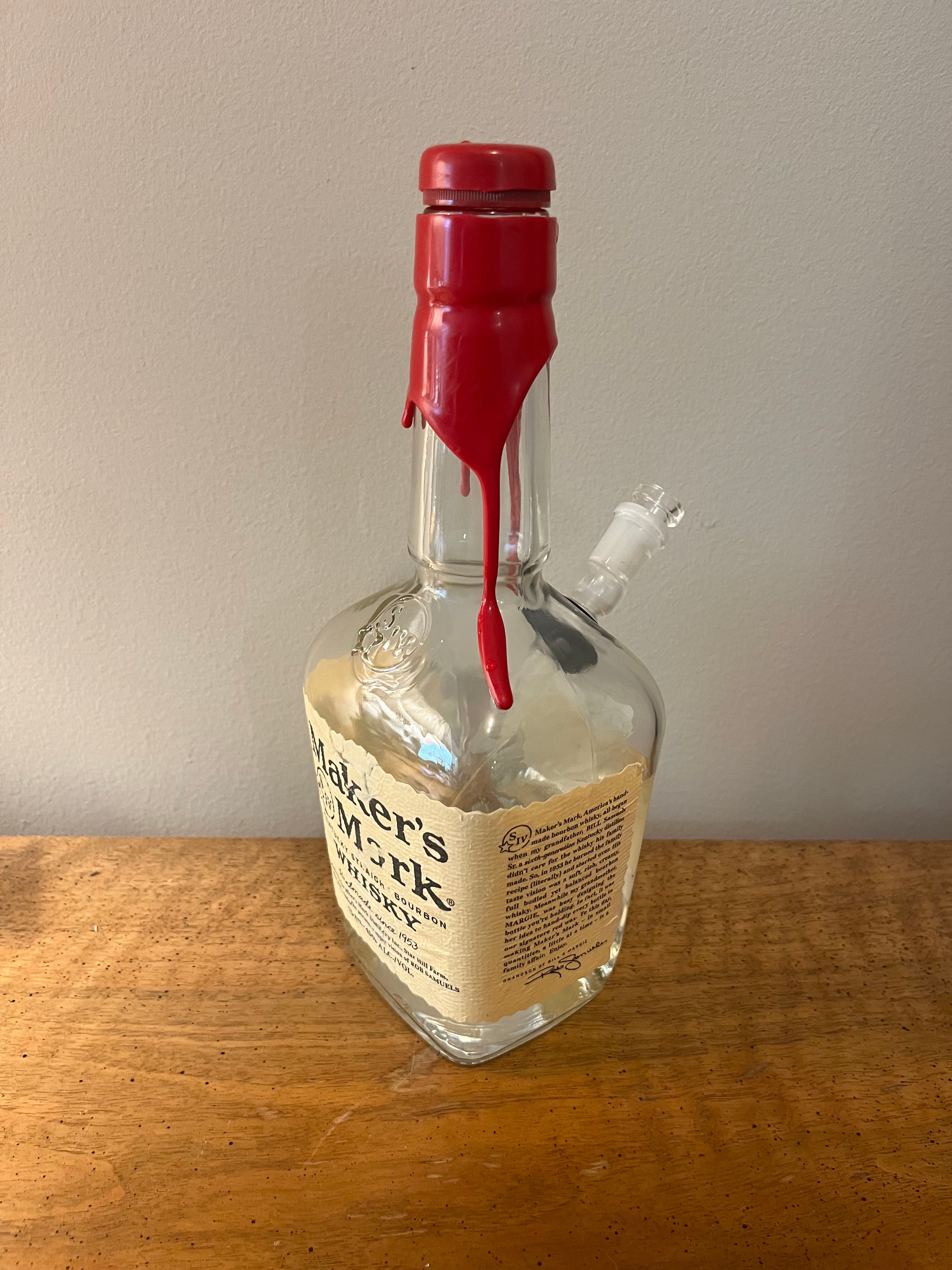 Makers Mark Bottle Bong/Water Pipe