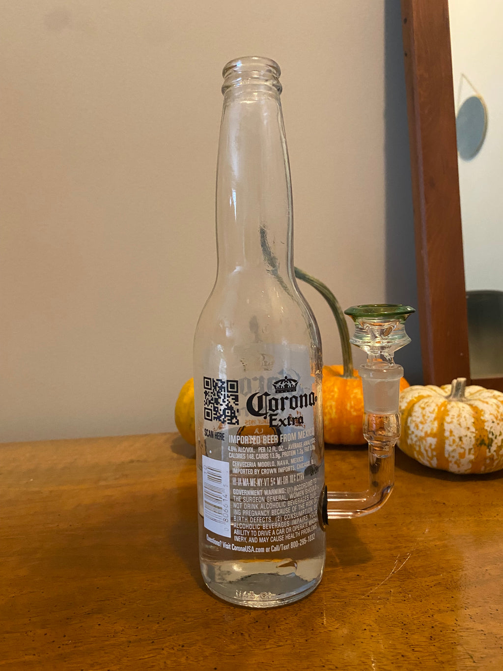 Corona 12oz Bottle Bong/Water Pipe