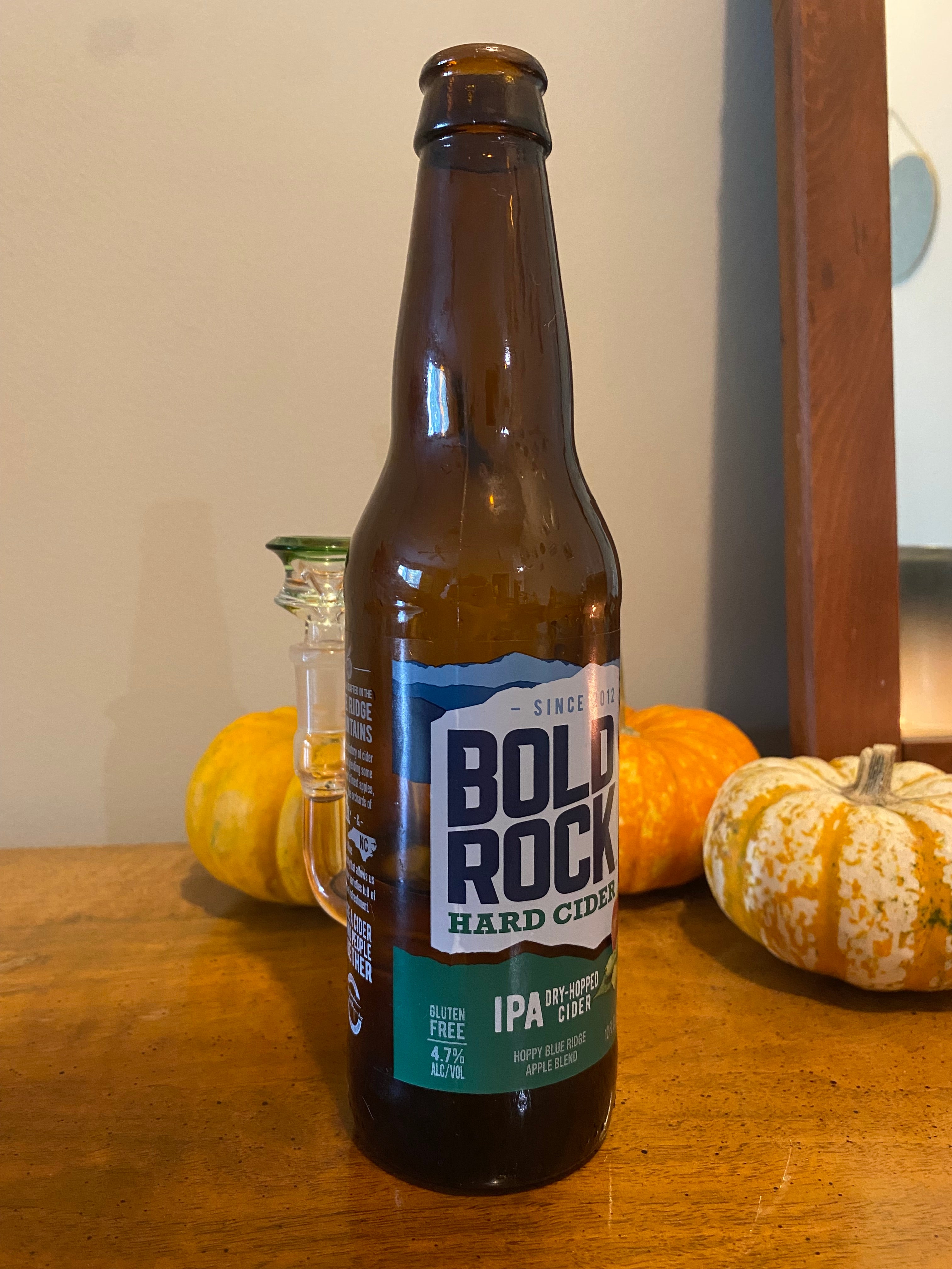 Bold Rock 12oz Glass Bottle Bong / Waterpipe