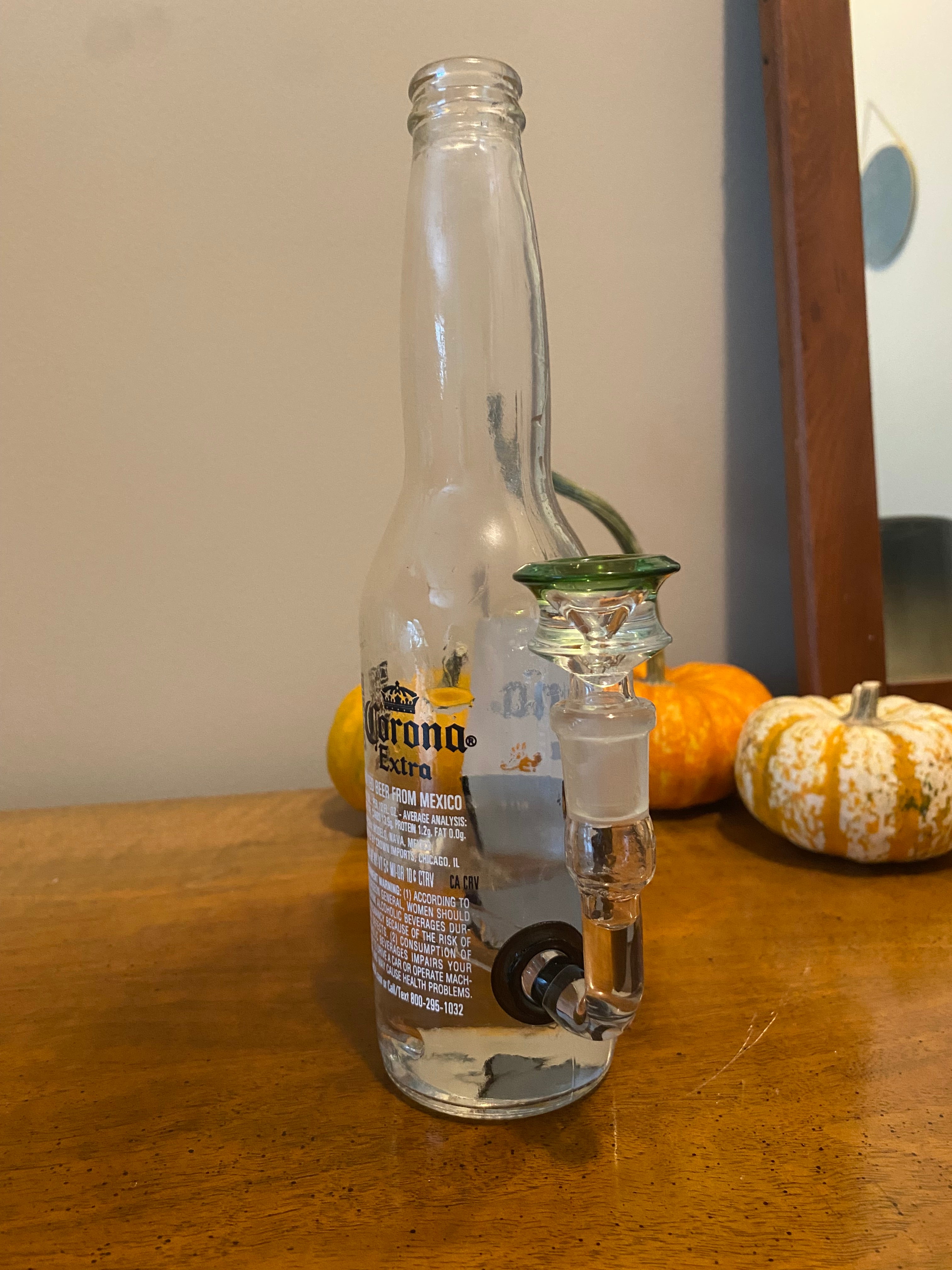 Corona 12oz Bottle Bong/Water Pipe