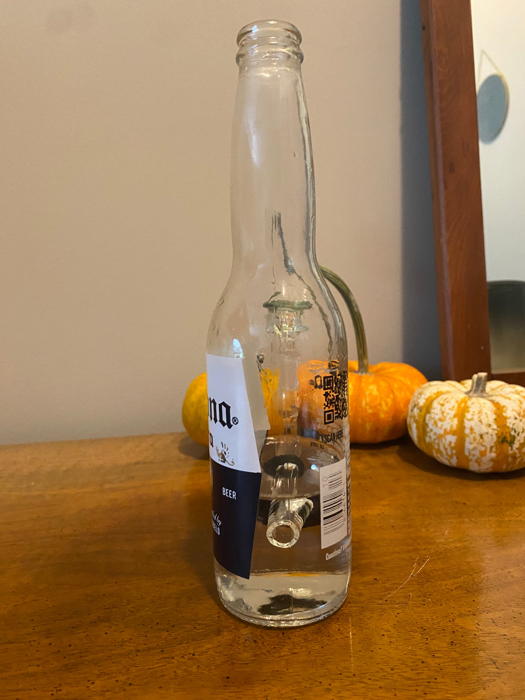 Corona 12oz Bottle Bong/Water Pipe