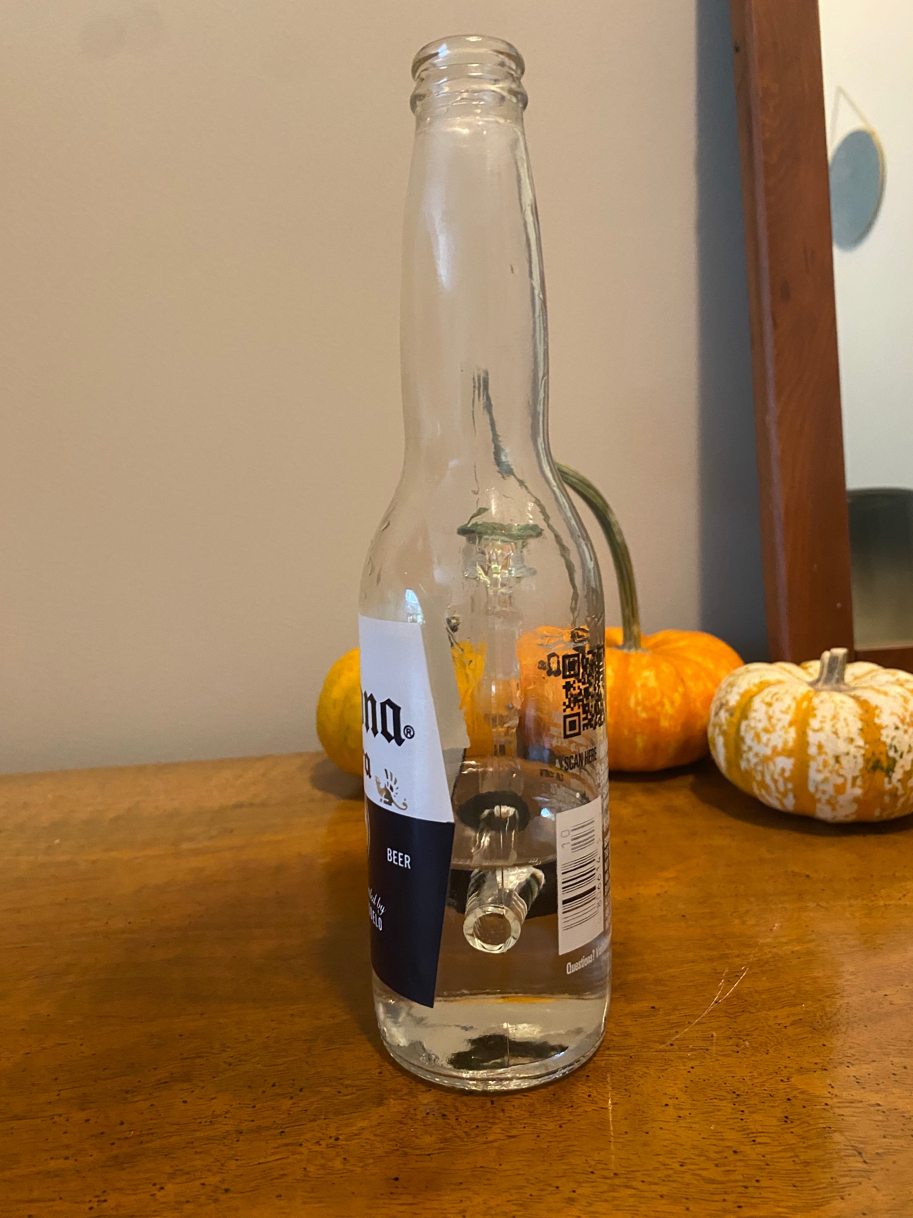 Corona 12oz Bottle Bong/Water Pipe